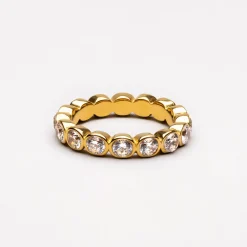 Atolea Jewelry Rings<Beaded Diamond Ring