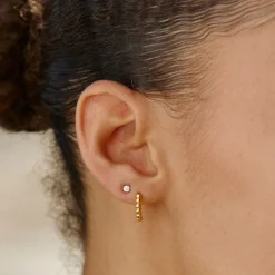 Atolea Jewelry Earrings<Beaded Hoops Earrings