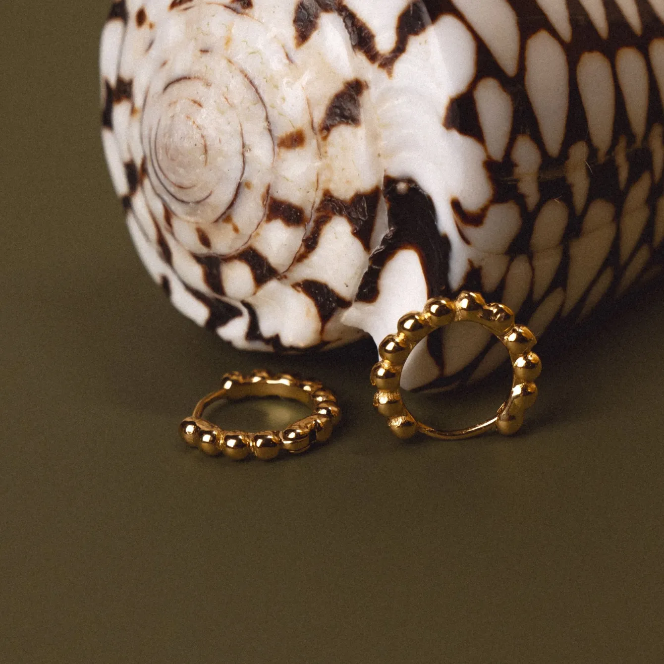 Atolea Jewelry Earrings<Beaded Hoops Earrings