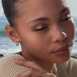 Atolea Jewelry Earrings<Beaded Hoops Earrings