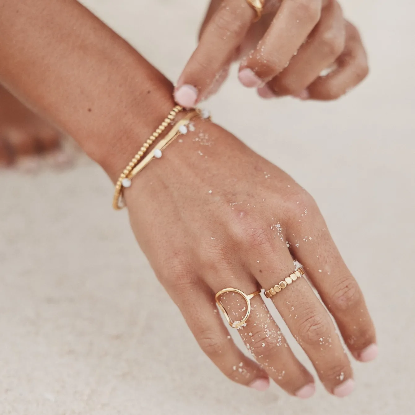 Atolea Jewelry Rings<Beaded Ring