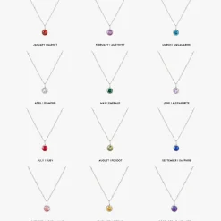 Atolea Jewelry Necklaces<Birthstone Necklace