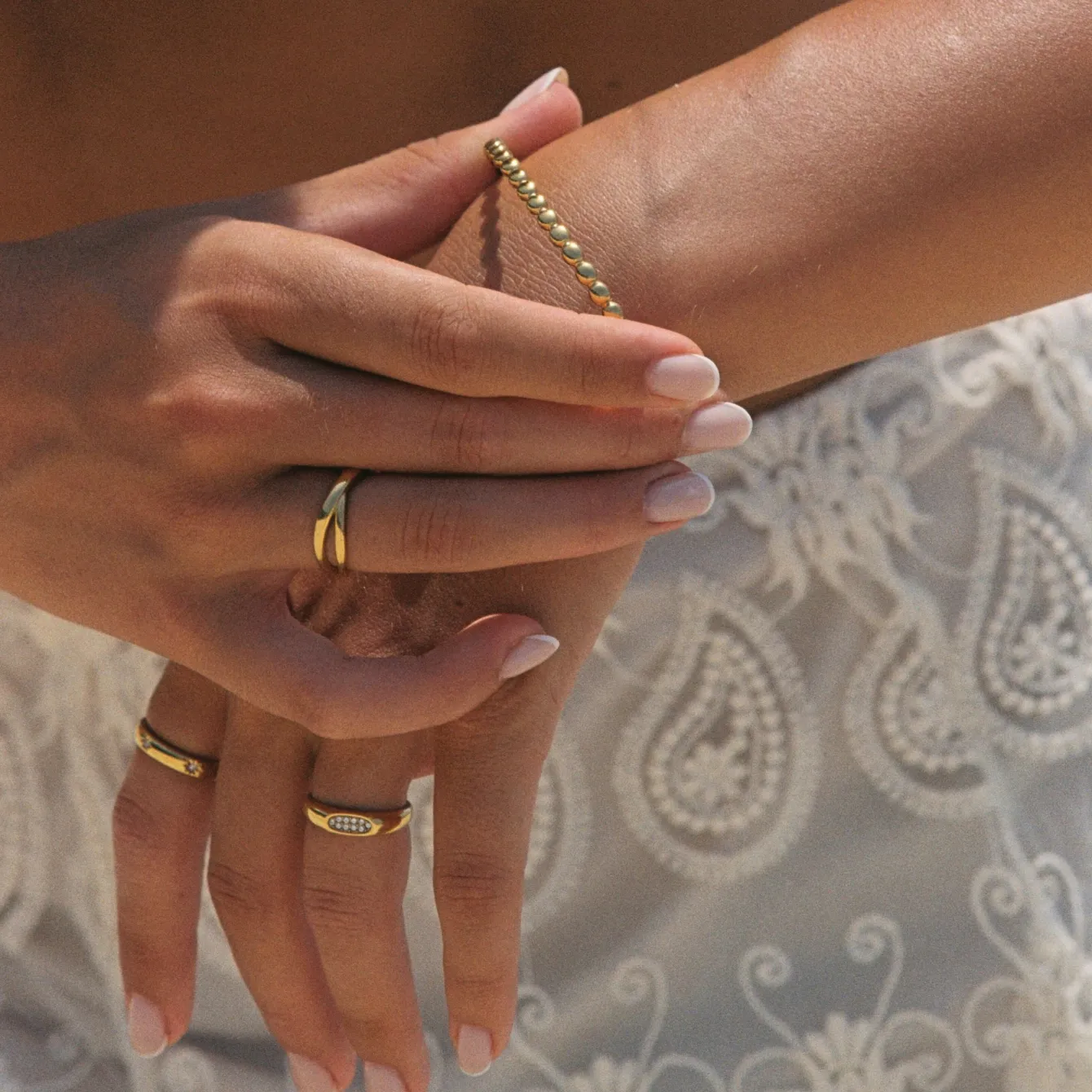 Atolea Jewelry Rings<Bold Cross Ring