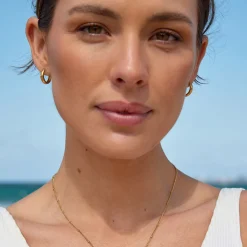 Atolea Jewelry Earrings<Bold Huggie Hoops