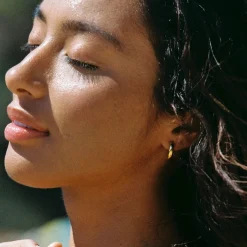 Atolea Jewelry Earrings<Bold Huggie Hoops