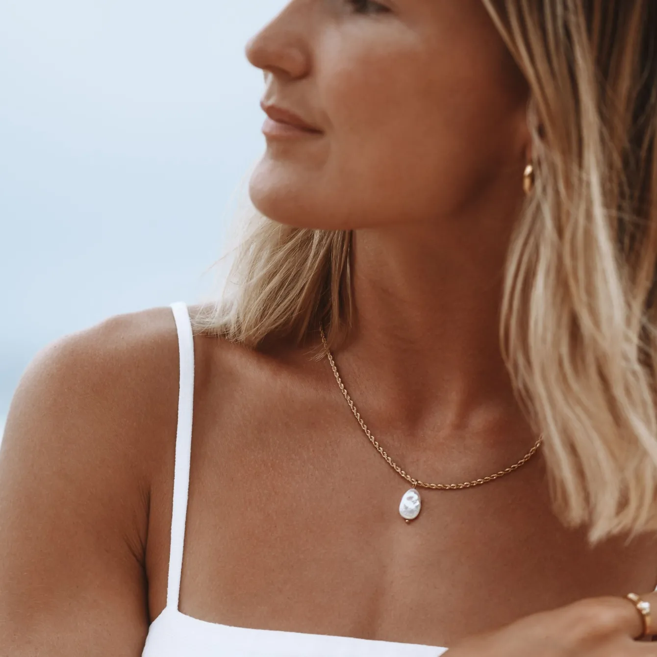 Atolea Jewelry Pearls|Necklaces<Bold Pearl Necklace
