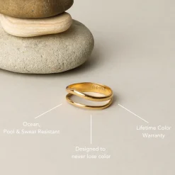 Atolea Jewelry Rings<Breeze Double Ring