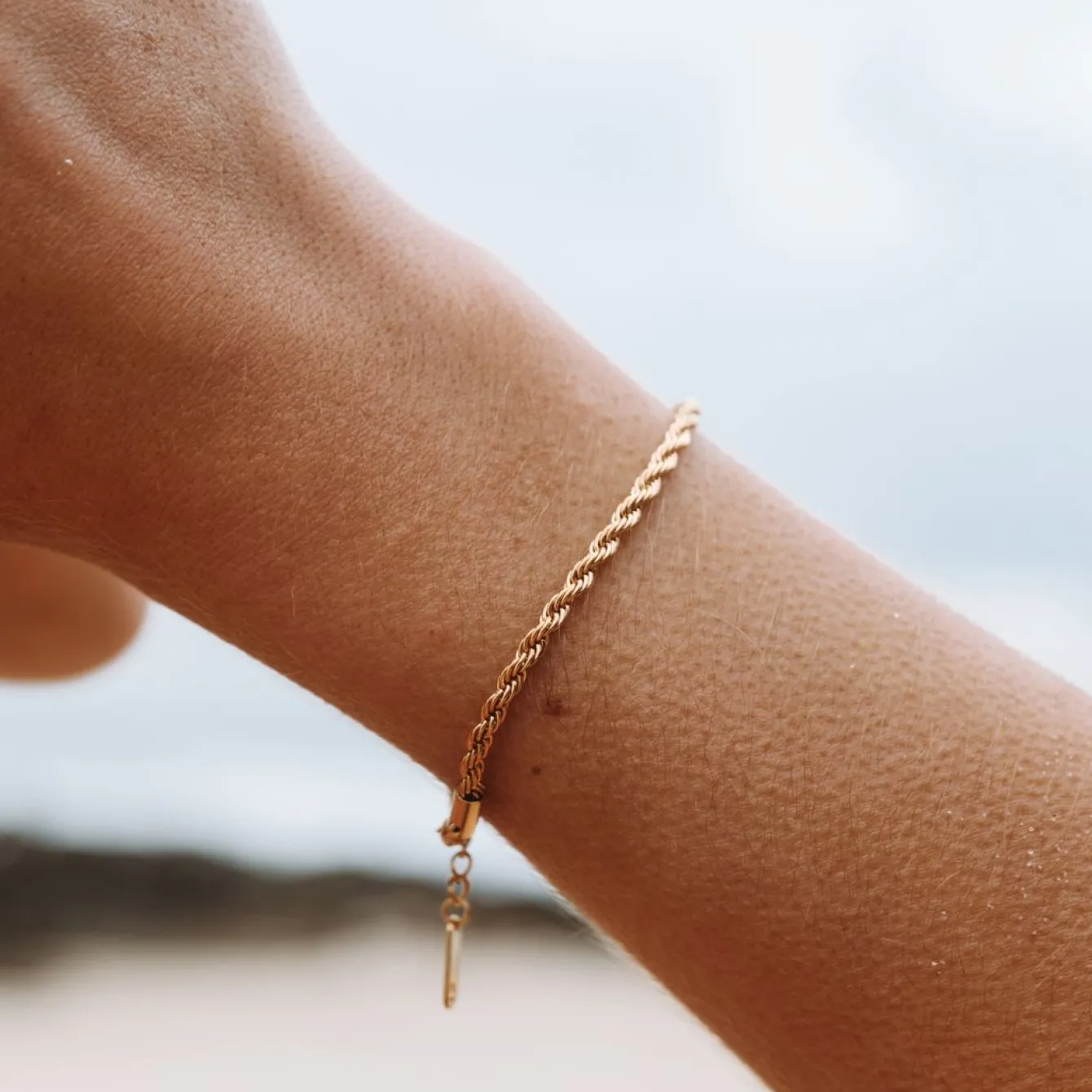 Atolea Jewelry Bracelets<Calvi Rope Chain Bracelet