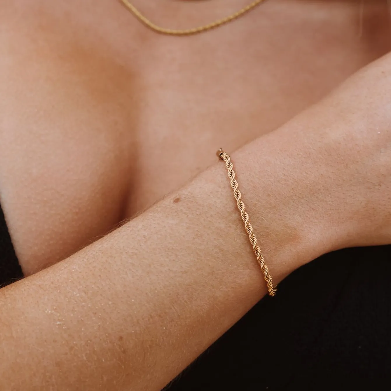Atolea Jewelry Bracelets<Calvi Rope Chain Bracelet