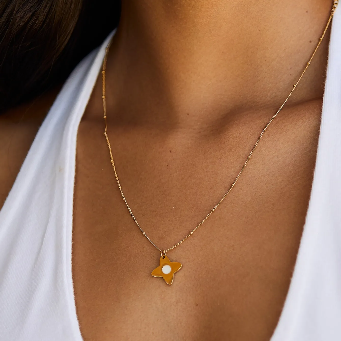 Atolea Jewelry Pearls|Necklaces<Clover Necklace