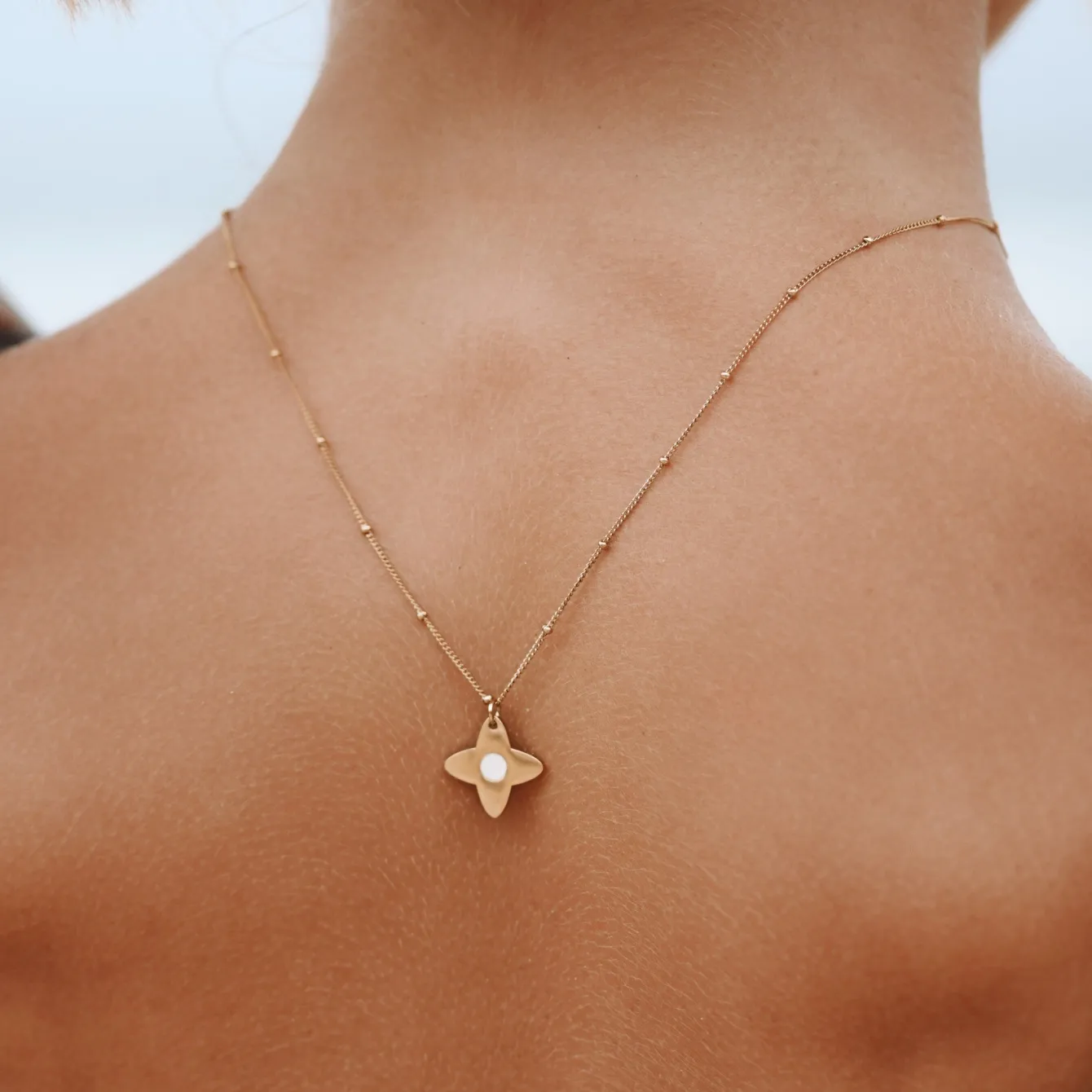 Atolea Jewelry Pearls|Necklaces<Clover Necklace