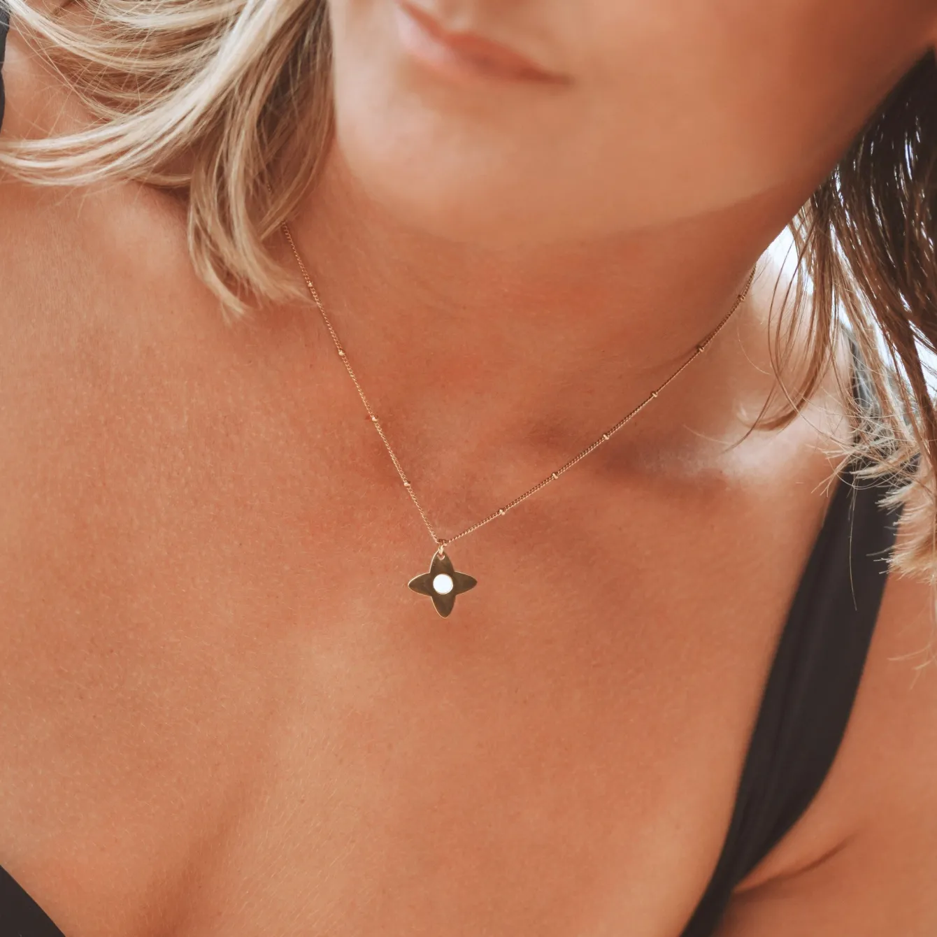 Atolea Jewelry Pearls|Necklaces<Clover Necklace