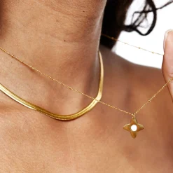 Atolea Jewelry Pearls|Necklaces<Clover Necklace