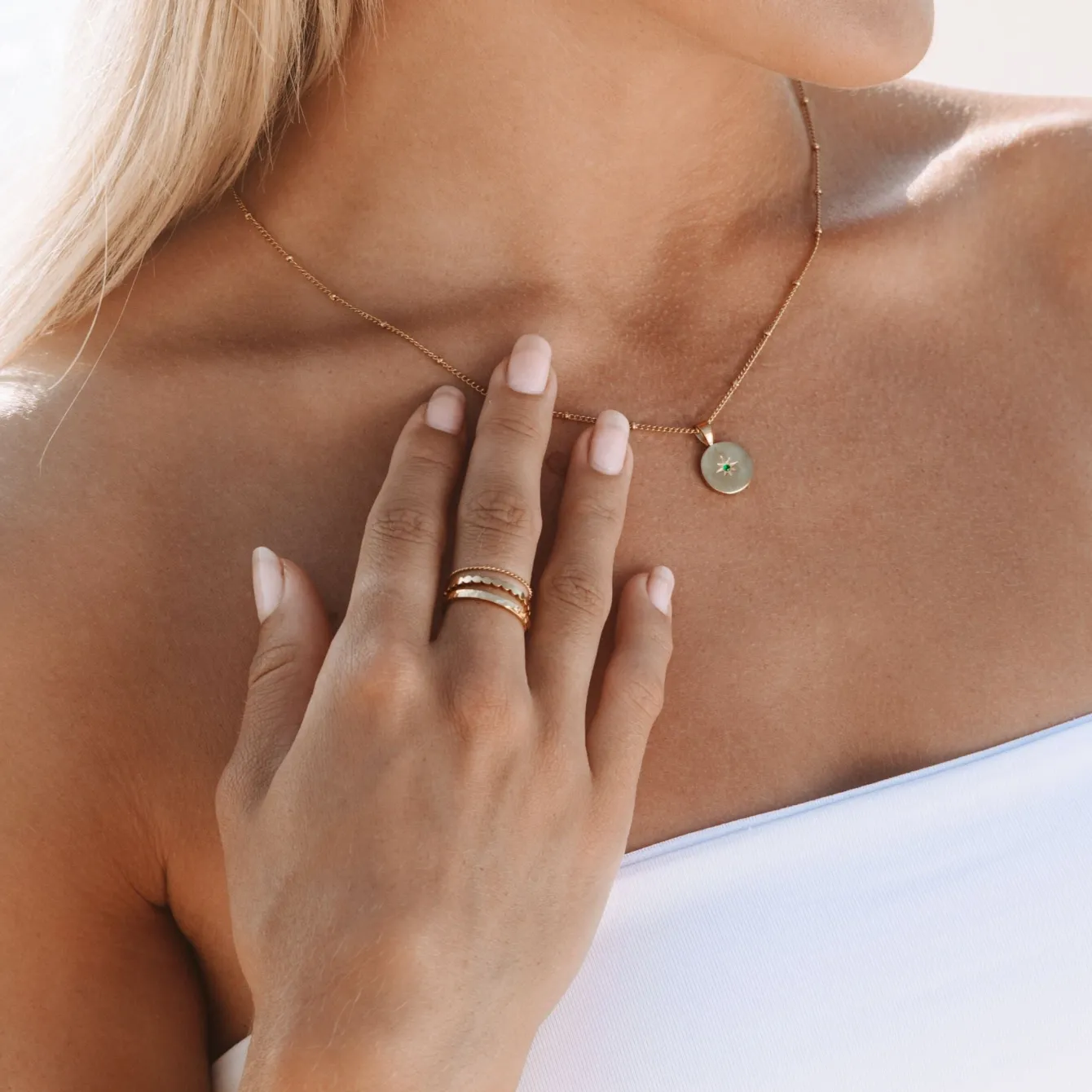 Atolea Jewelry Necklaces<Compass Necklace