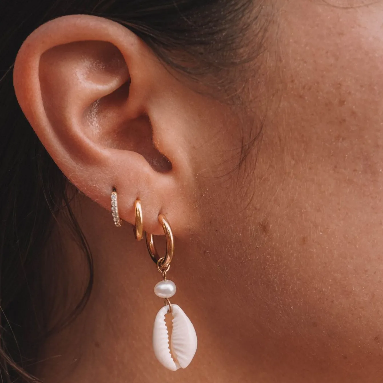 Atolea Jewelry Earrings<Cowrie Earrings
