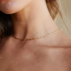 Atolea Jewelry Necklaces<Cozumel Paperclip Choker