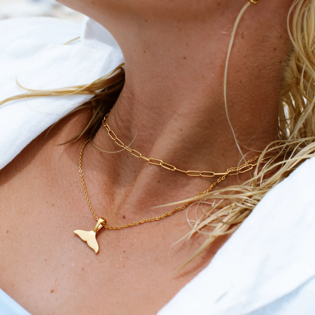 Atolea Jewelry Necklaces<Cozumel Paperclip Choker