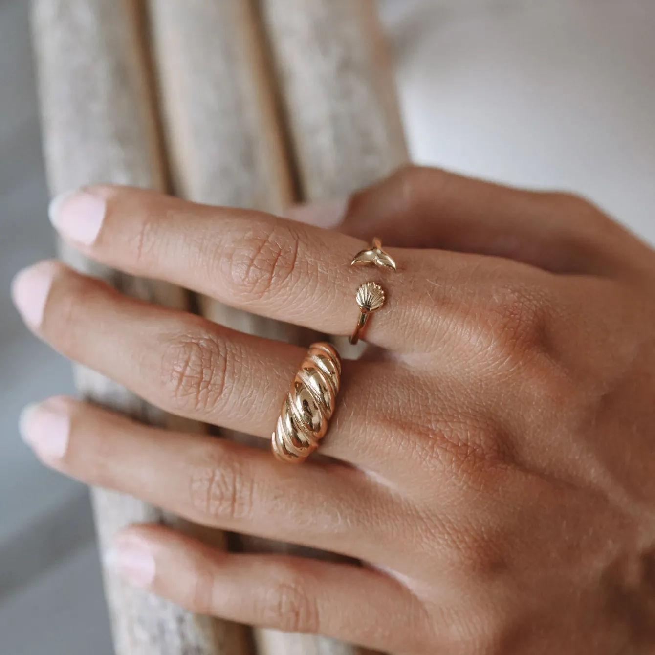 Atolea Jewelry Rings<Croissant Ring