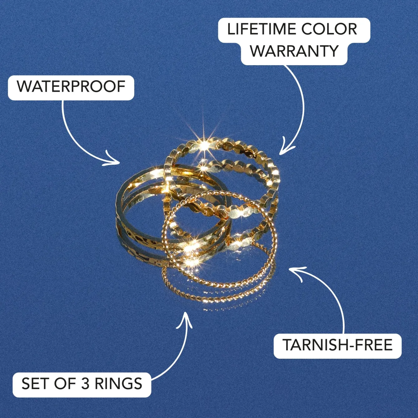Atolea Jewelry Rings<Daily Rings Set