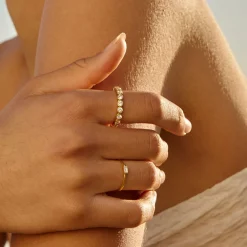 Atolea Jewelry Rings<Dainty Diamond Ring