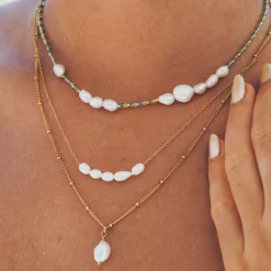 Atolea Jewelry Pearls|Necklaces<Dainty Freshwater Pearl Necklace