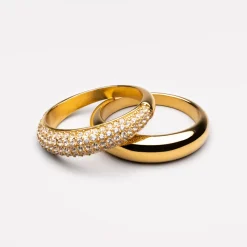 Atolea Jewelry Rings<Day & Night Ring Set