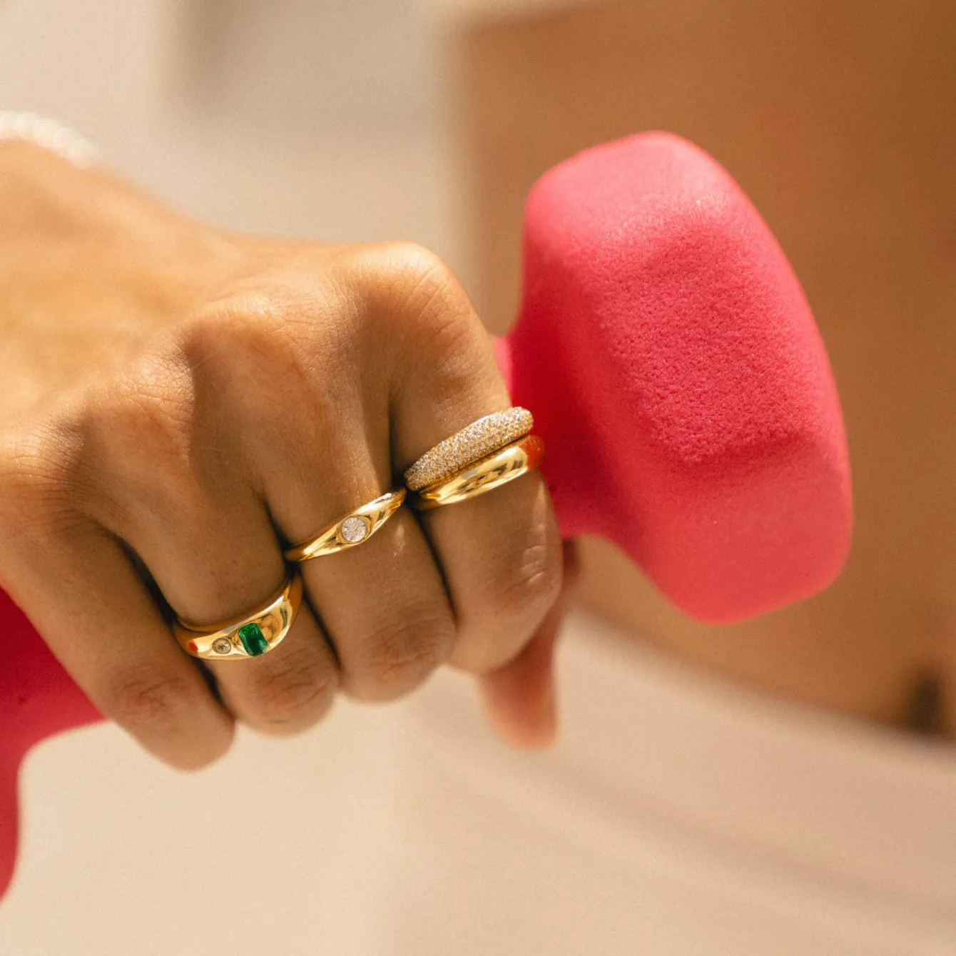 Atolea Jewelry Rings<Day & Night Ring Set