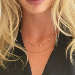 Atolea Jewelry Necklaces<Double Beaded Choker