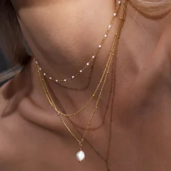 Atolea Jewelry Necklaces<Double Beaded Choker