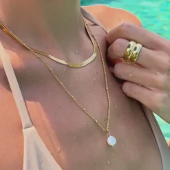 Atolea Jewelry Rings<Double Chunky Ring