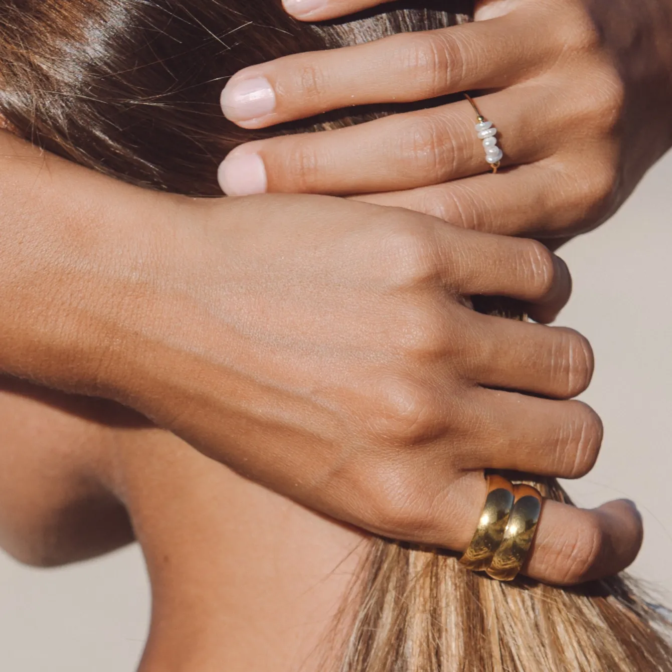 Atolea Jewelry Rings<Double Chunky Ring