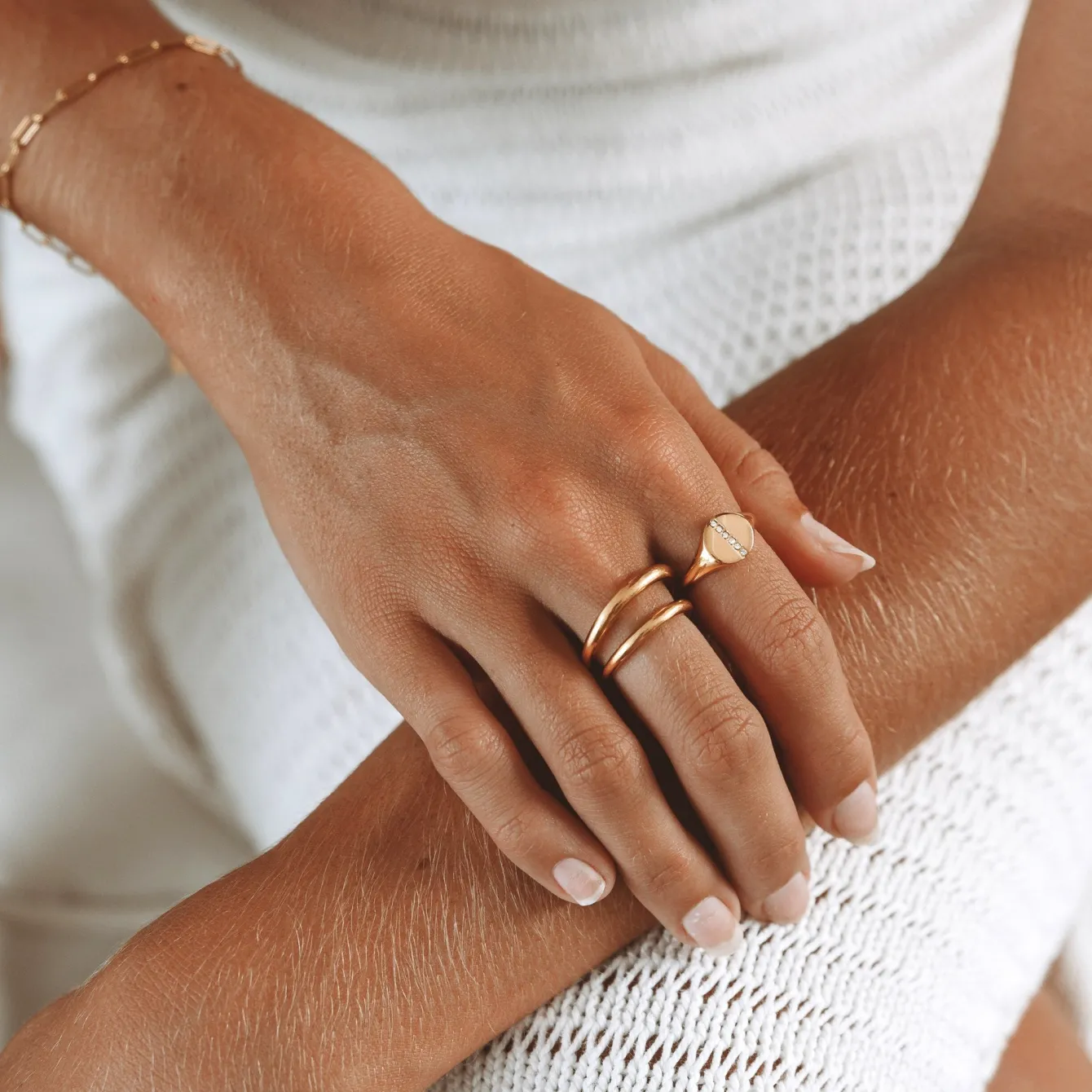 Atolea Jewelry Rings<Double Dare Ring