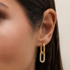 Atolea Jewelry Earrings<Double Hoops
