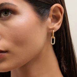 Atolea Jewelry Earrings<Double Hoops