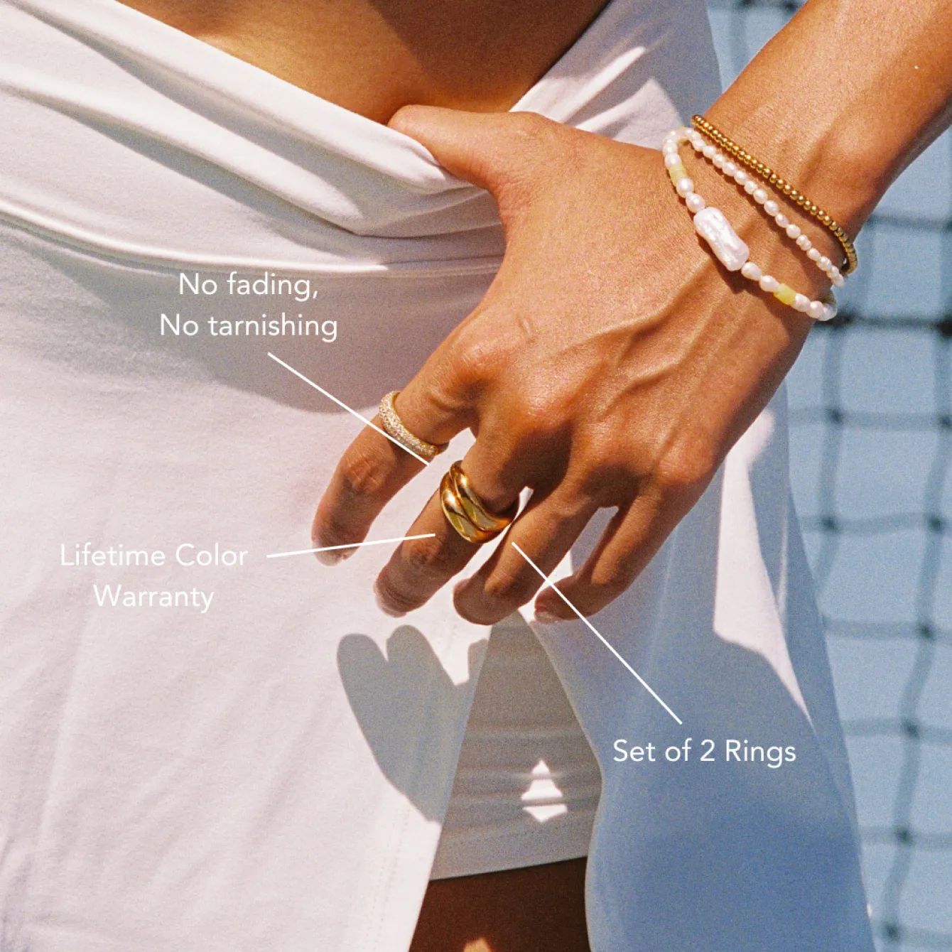 Atolea Jewelry Rings<Double Trouble Ring Set