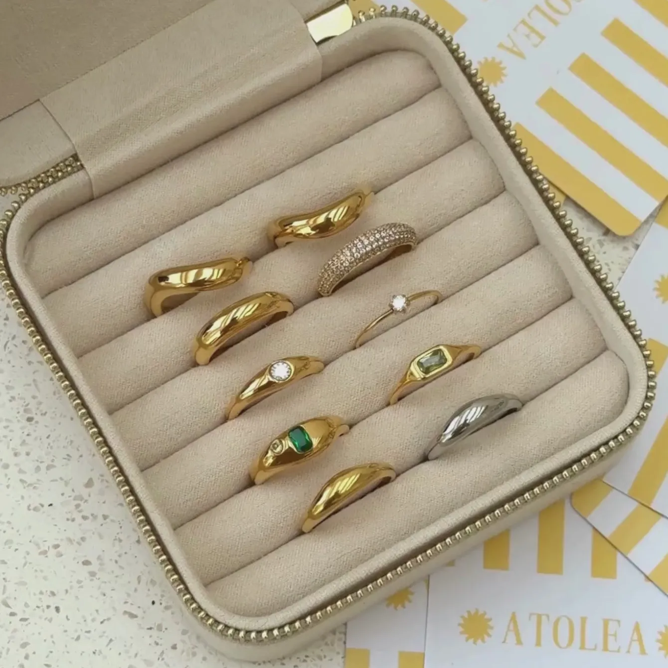 Atolea Jewelry Rings<Double Trouble Ring Set