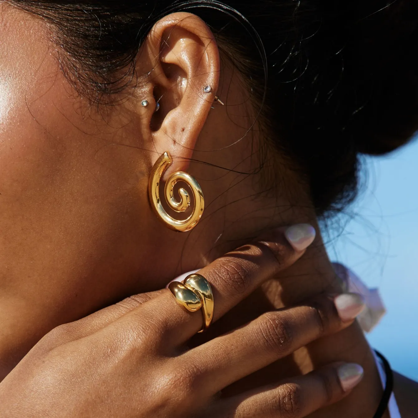 Atolea Jewelry Rings<Double Twist Ring