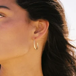 Atolea Jewelry Earrings<Dune Hoops