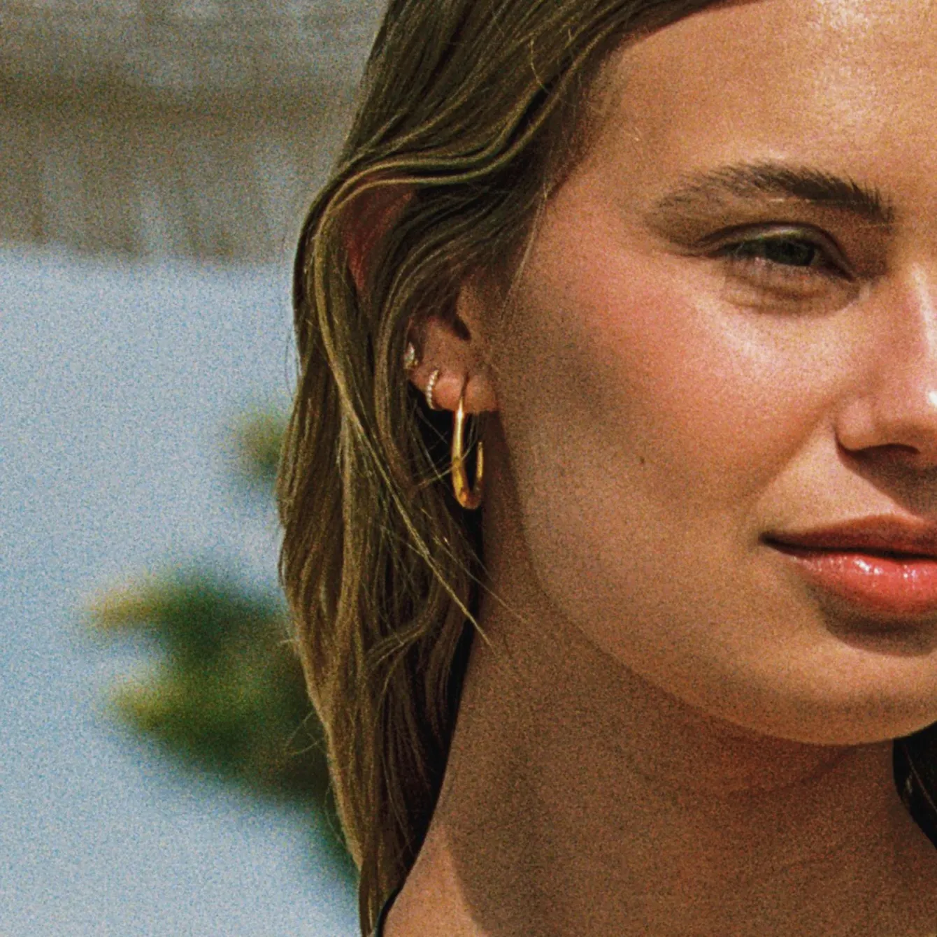 Atolea Jewelry Earrings<Dune Hoops