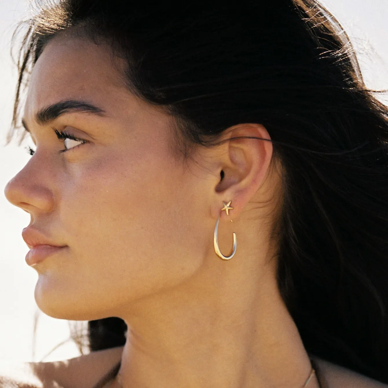 Atolea Jewelry Earrings<Dune Hoops
