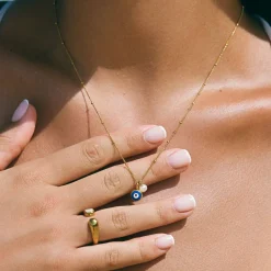 Atolea Jewelry Pearls|Necklaces<Evil Eye Necklace