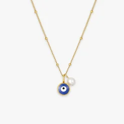 Atolea Jewelry Pearls|Necklaces<Evil Eye Necklace