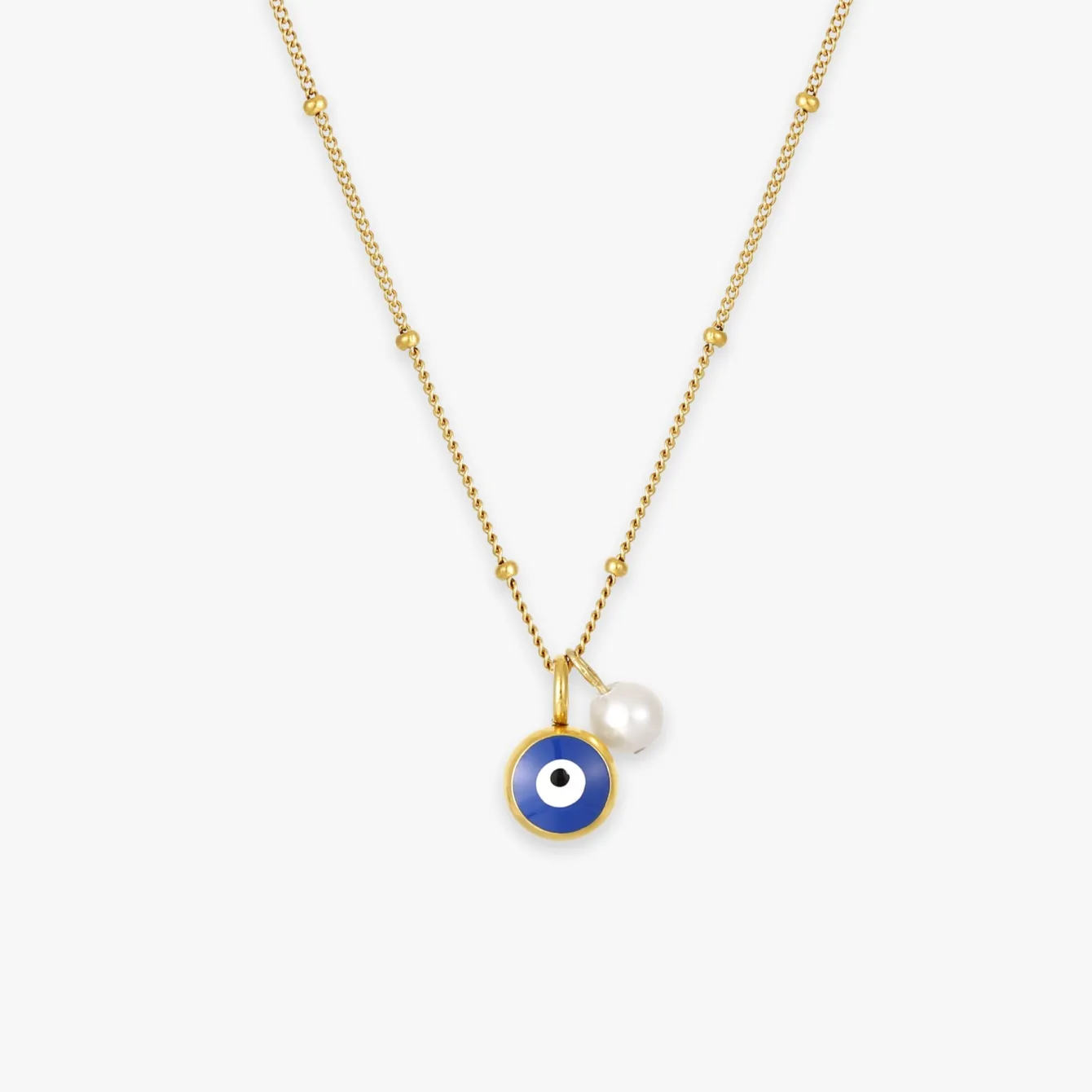 Atolea Jewelry Pearls|Necklaces<Evil Eye Necklace