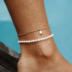 Atolea Jewelry Anklets|Pearls<Fiji Anklet