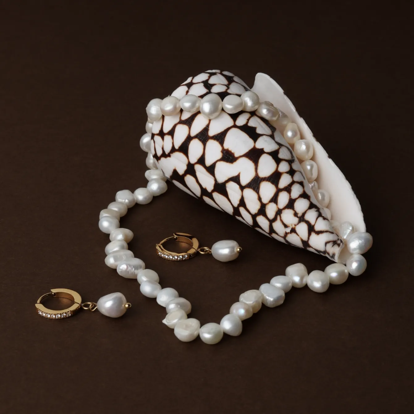 Atolea Jewelry Earrings|Pearls<Freshwater Pearl Hoop Earrings