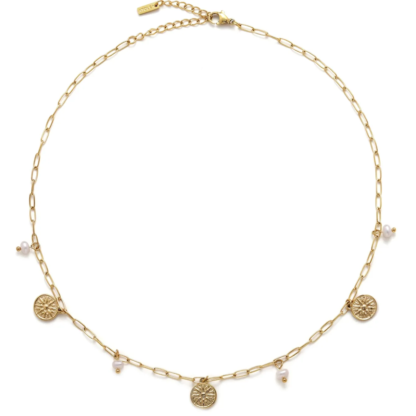 Atolea Jewelry Pearls|Necklaces<Golden Hour Choker