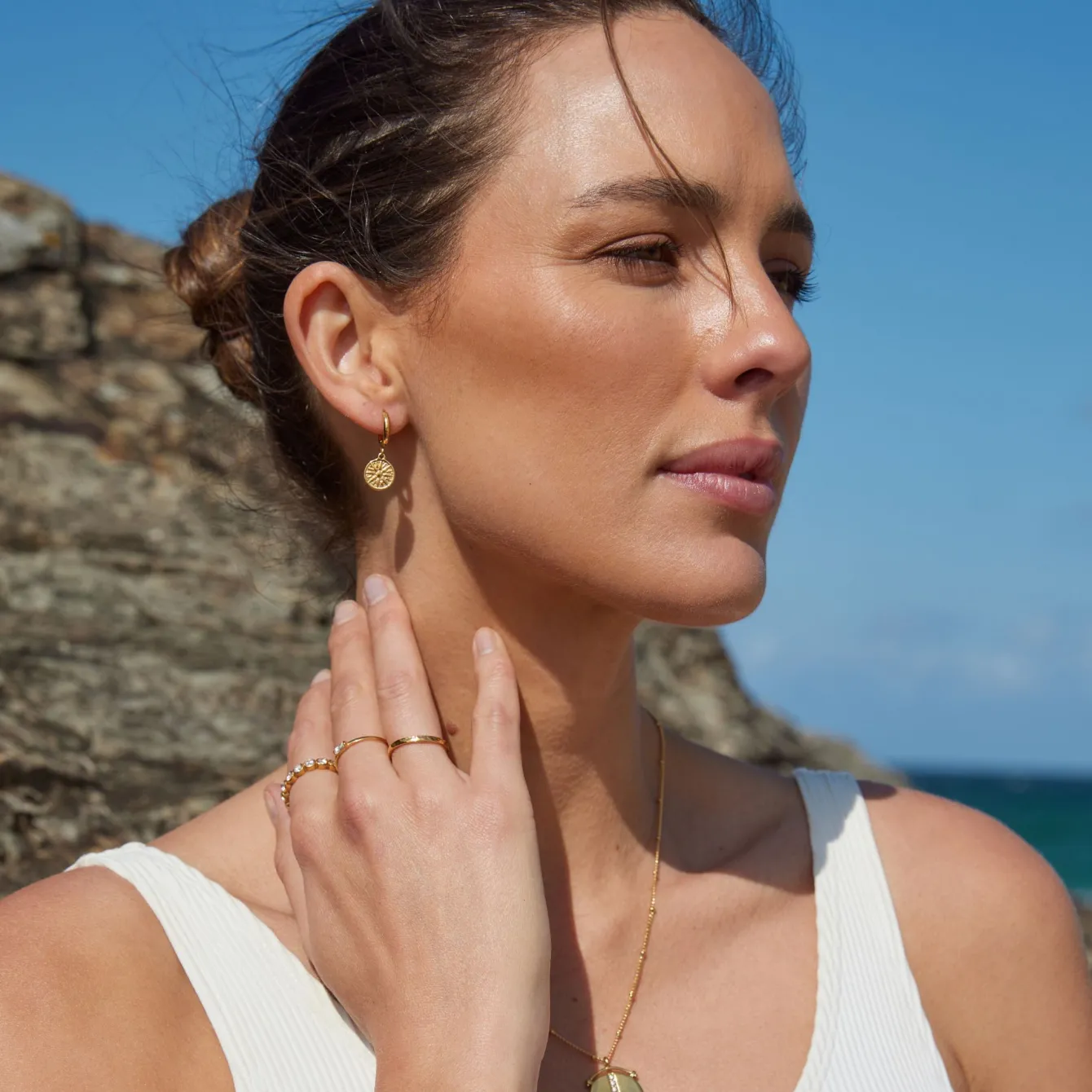 Atolea Jewelry Earrings<Golden Sun Earrings