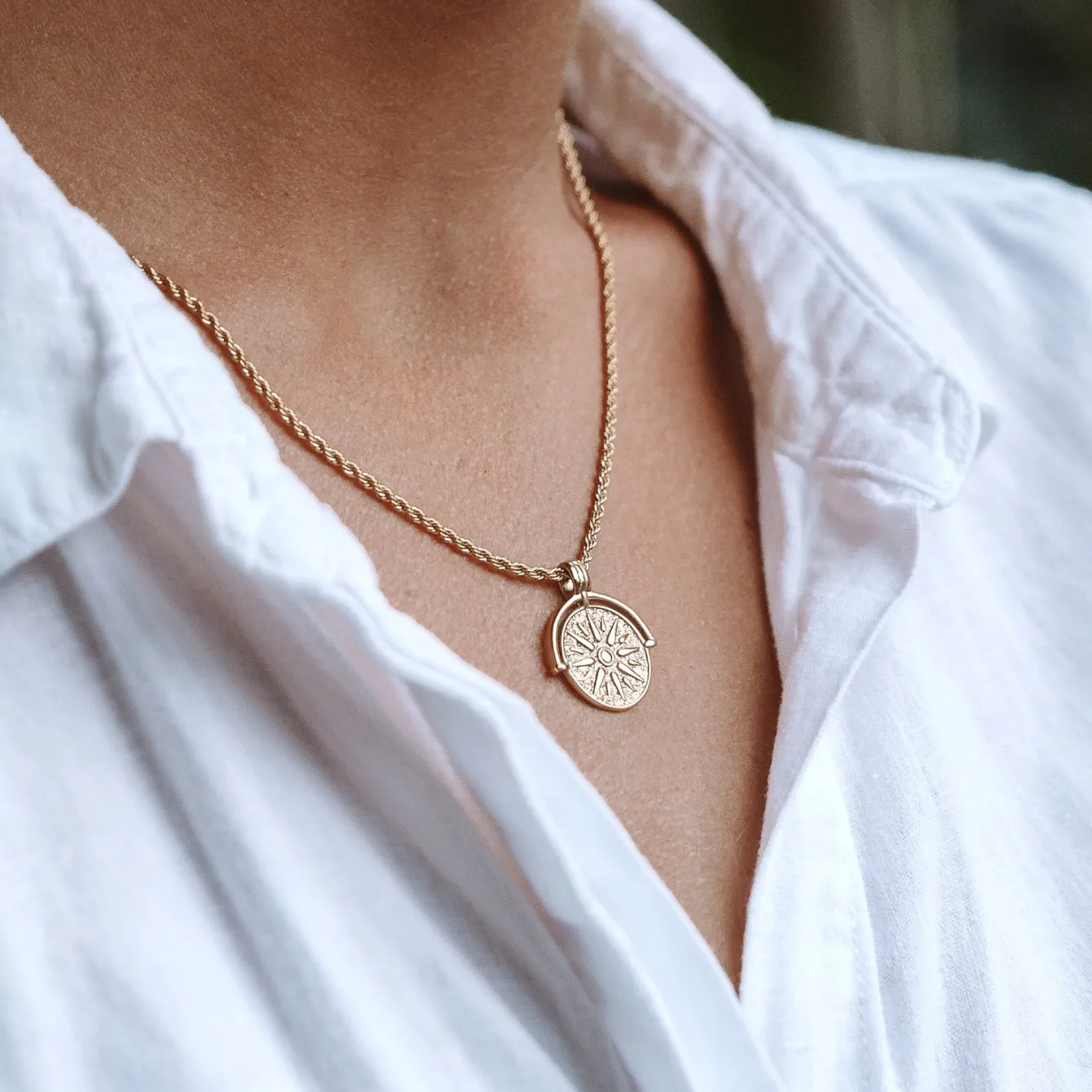 Atolea Jewelry Necklaces<Golden Sun Necklace