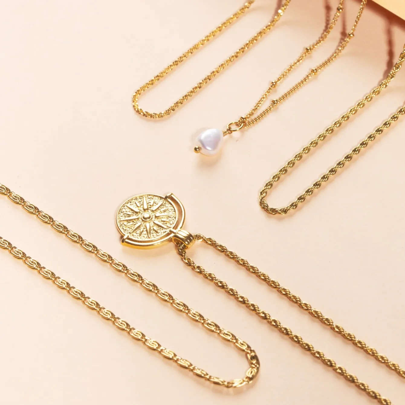 Atolea Jewelry Necklaces<Golden Sun Necklace