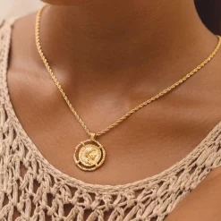 Atolea Jewelry Necklaces<Greek Coin Necklace